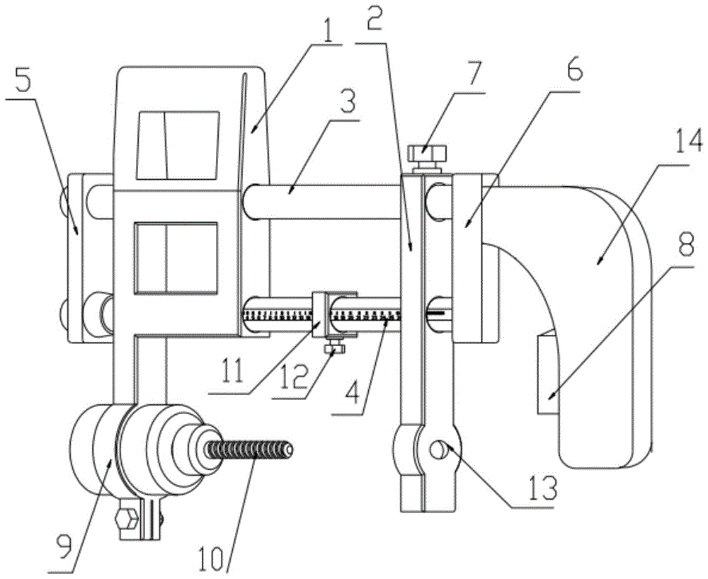 A reverse hand-held electric drill