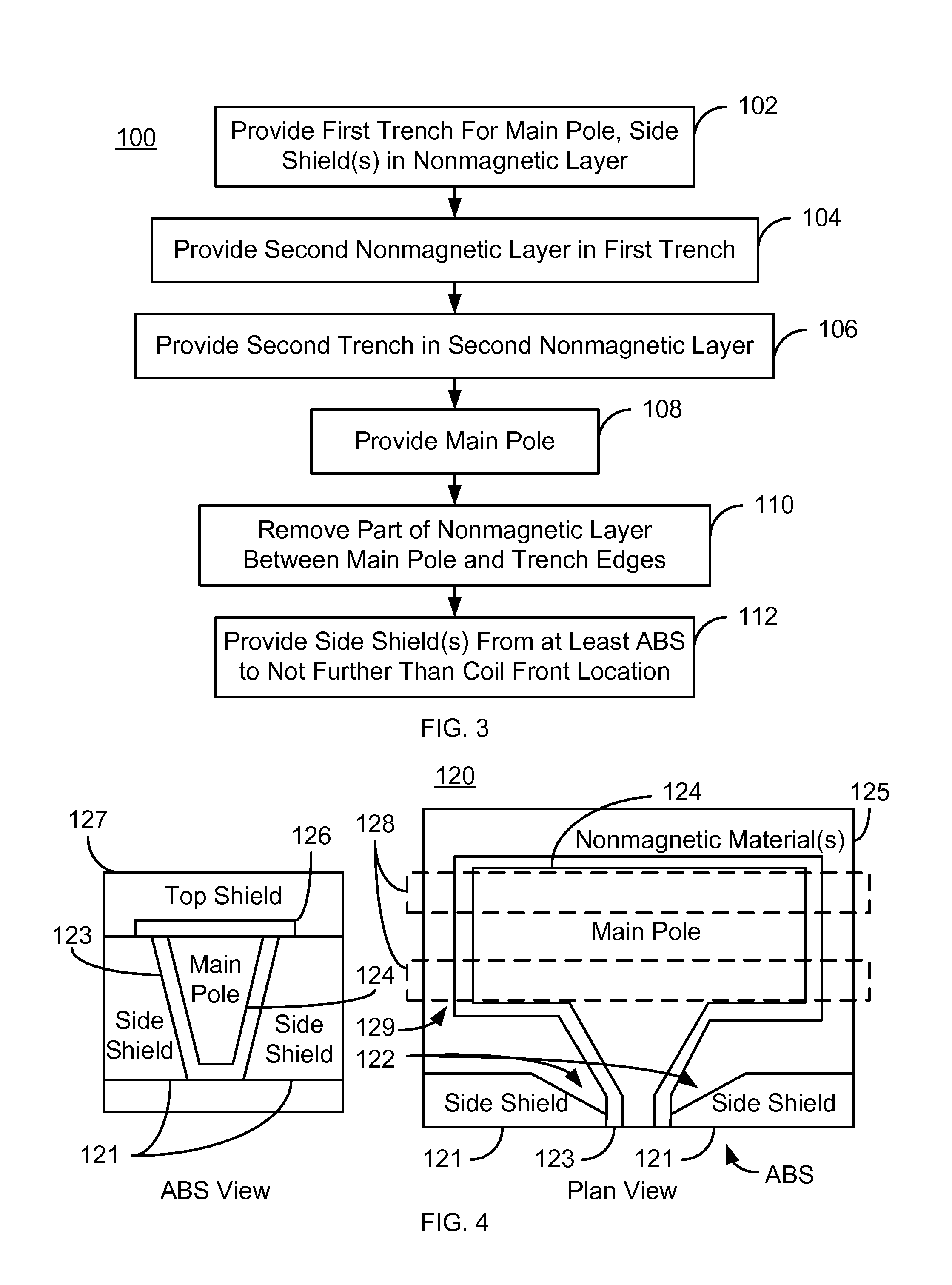 Method for fabricating a magnetic recording transducer