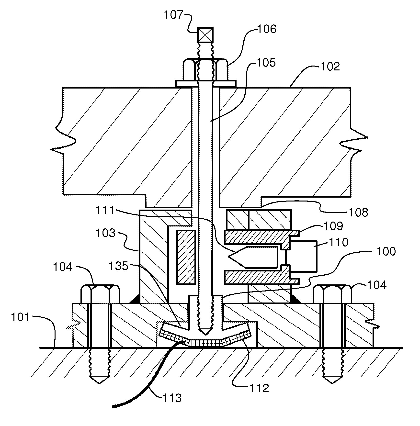 Preload releasing fastener and release system using same