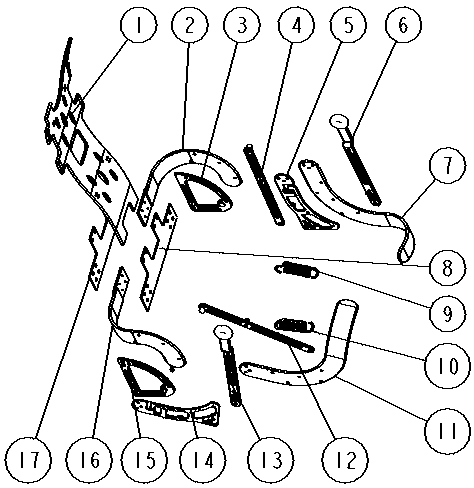 Waist-leg power-assisted supporting frame