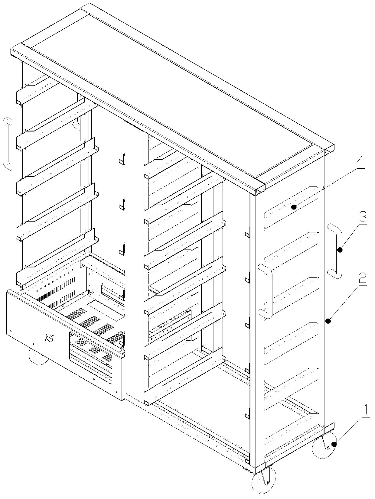 Transporting trolley