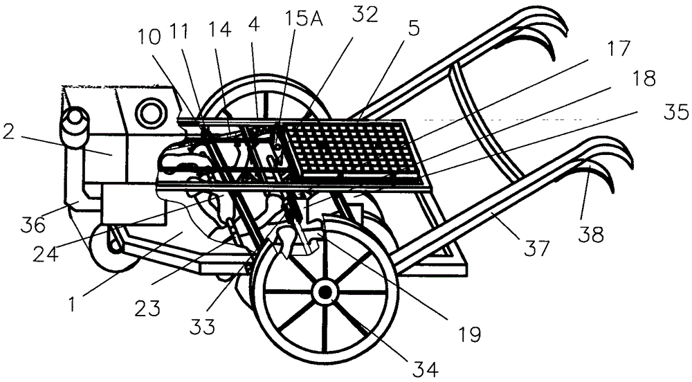 Pot Seedling Through Tube Self-drop Transplanting Machine