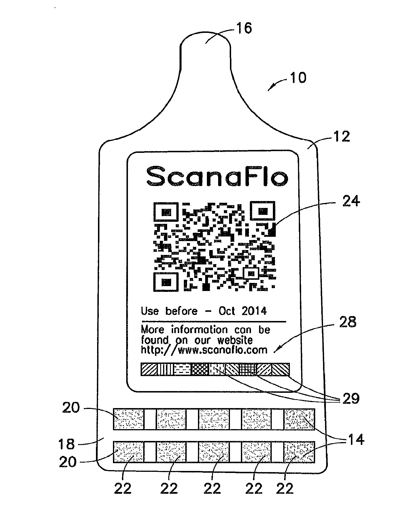 Method and apparatus for performing and quantifying color changes induced by specific concentrations of biological analytes in an automatically calibrated environment