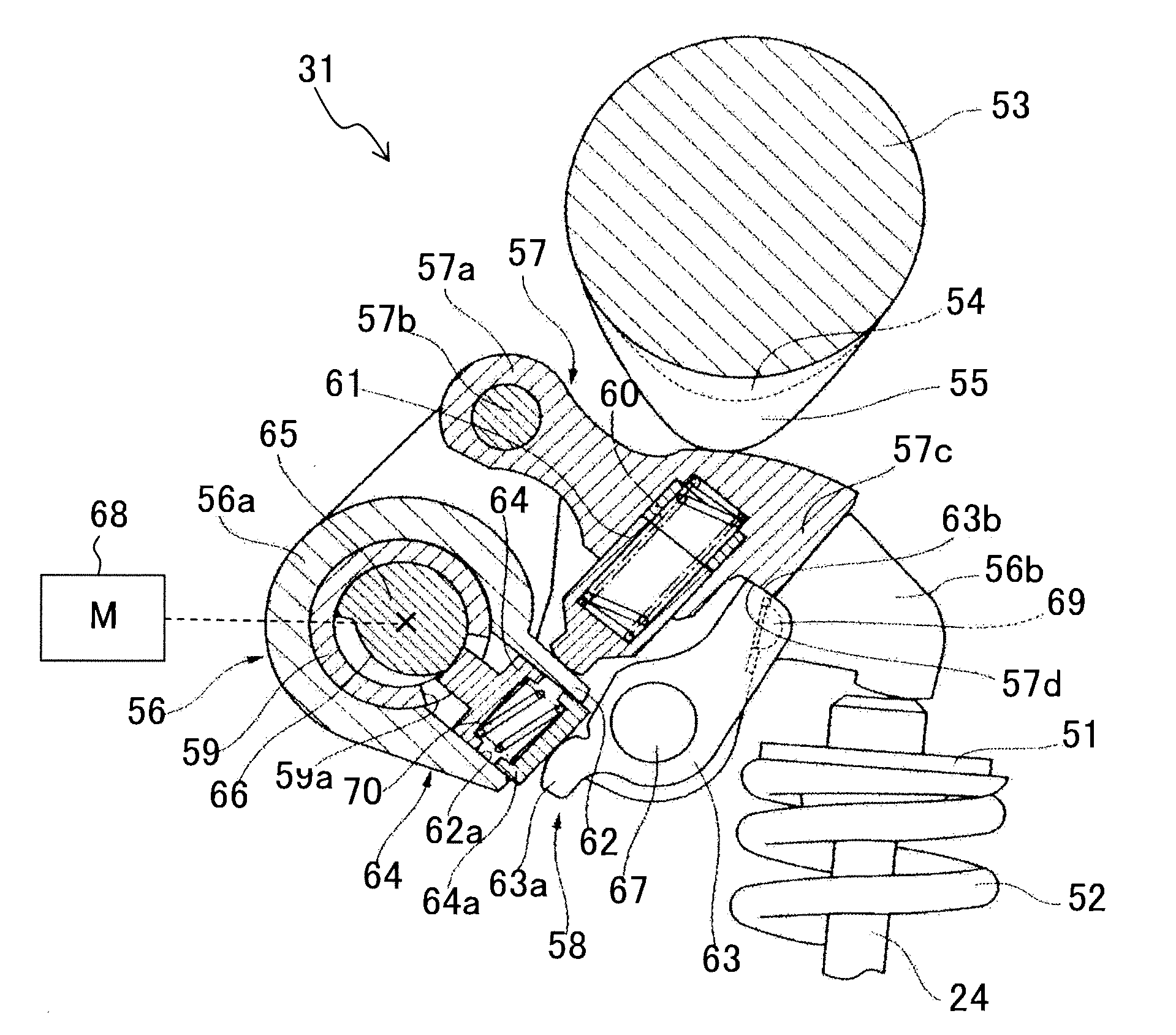 Apparatus for and method of controlling variable valve timing mechanism
