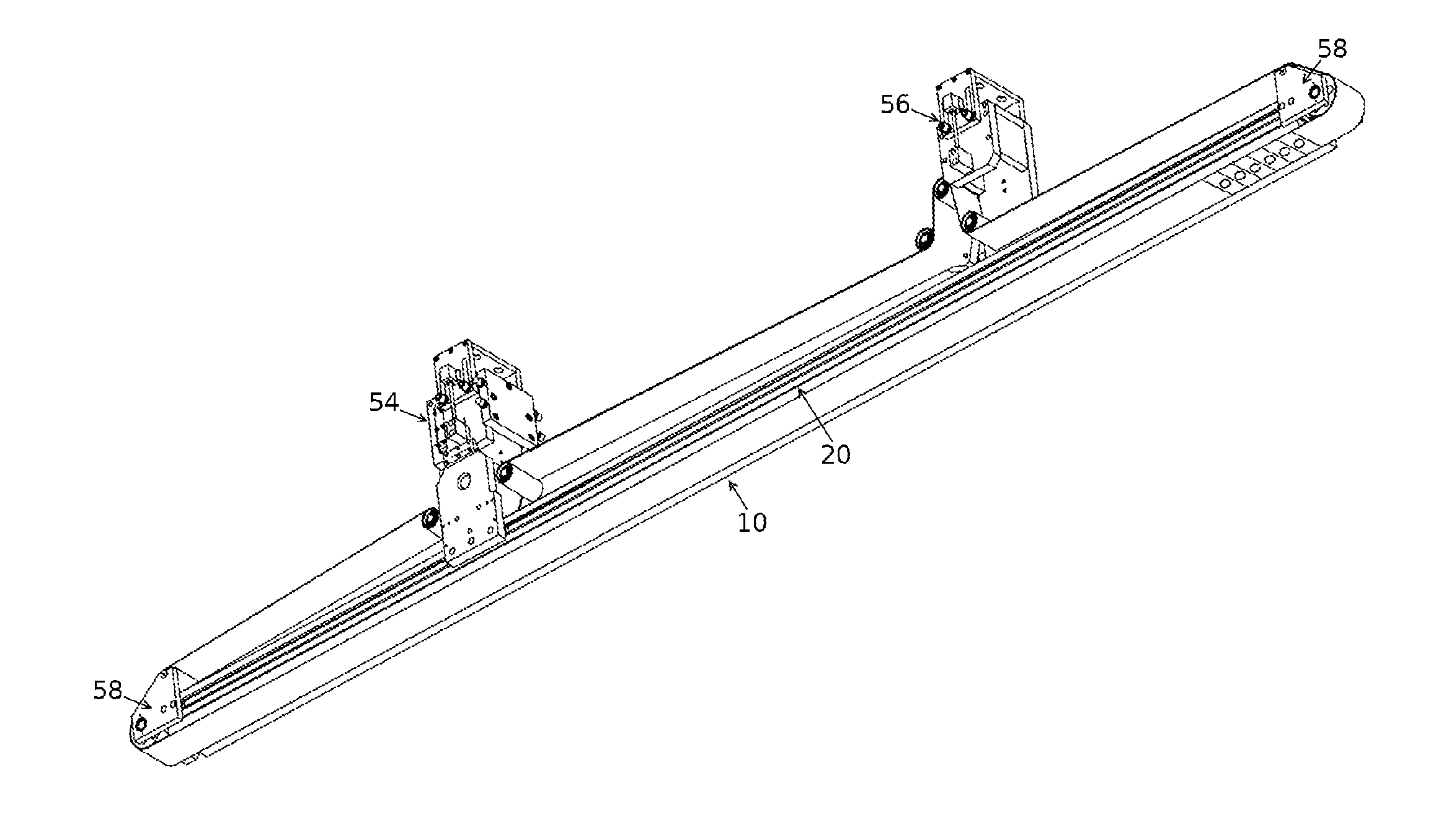 Inverted Vacuum Belt Conveyor System