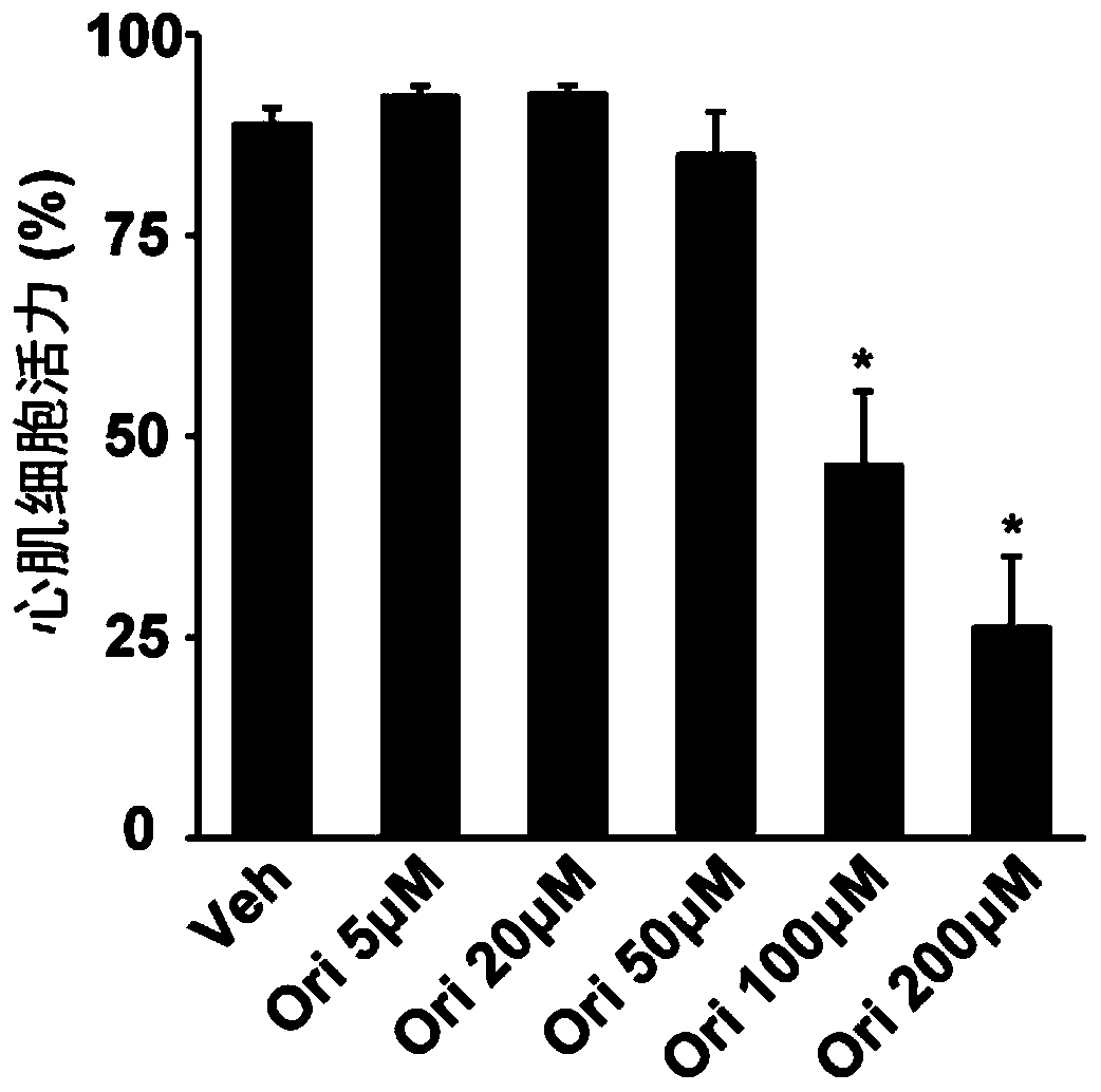 Use of oridonin in the preparation of anti-myocardial remodeling drugs