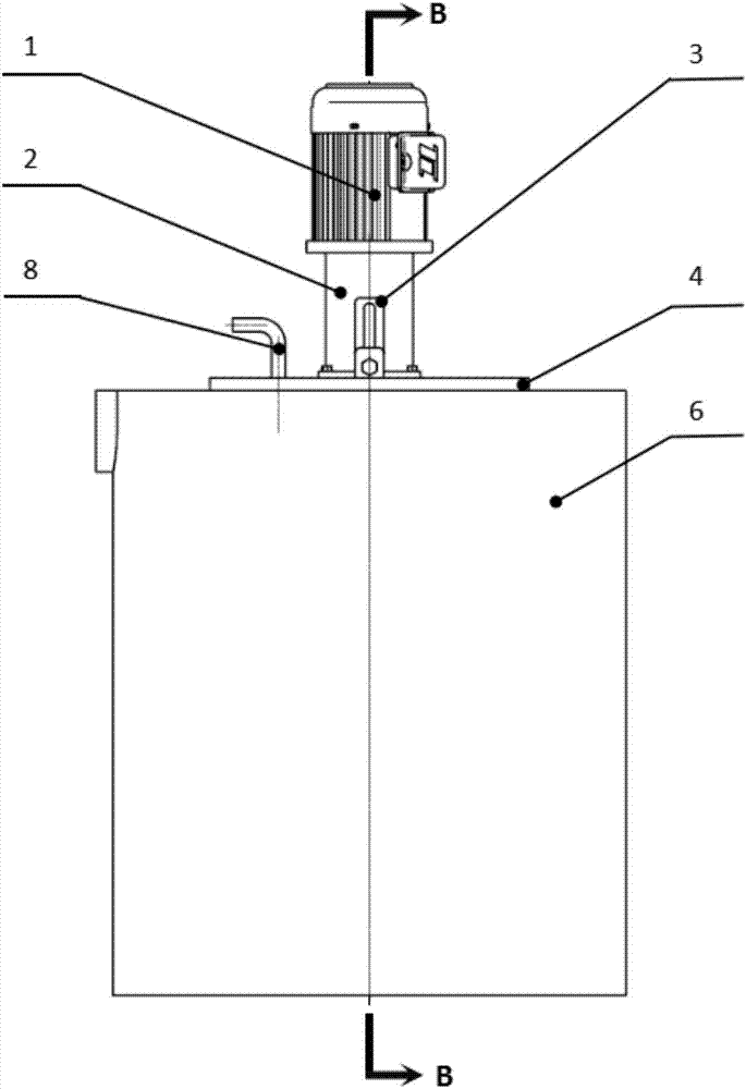 Device and method for efficiently preparing high-quality semi-solid aluminum alloy slurry