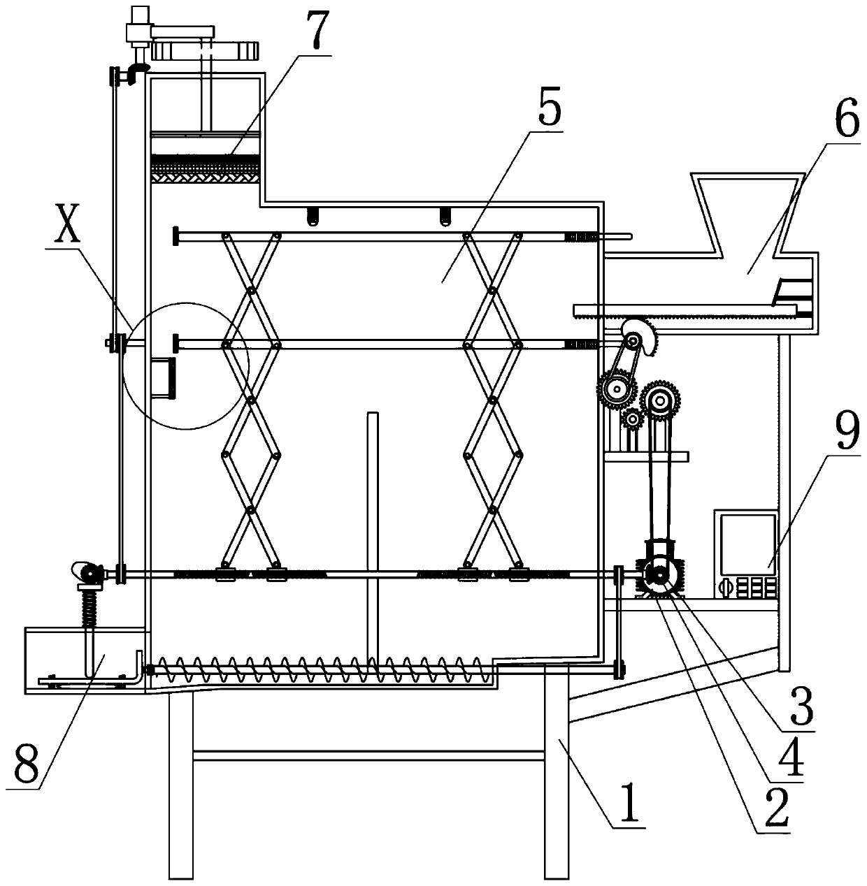 Microbial fertilizer production expanding device