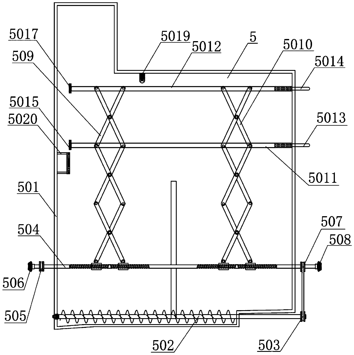 Microbial fertilizer production expanding device