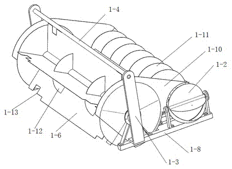 Sand collecting device of highway and railway dual-purpose track sand removing vehicle