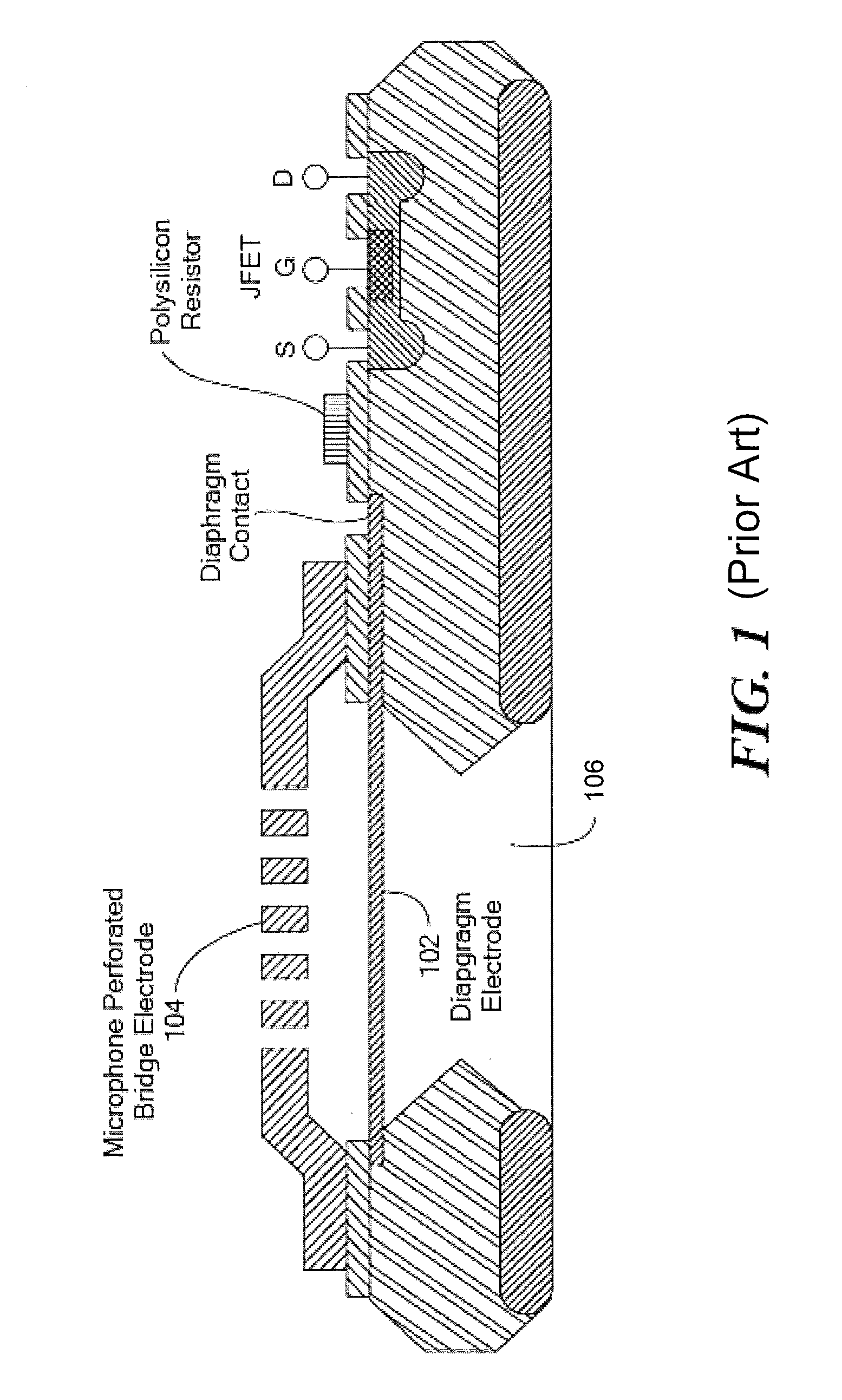 Support apparatus for microphone diaphragm