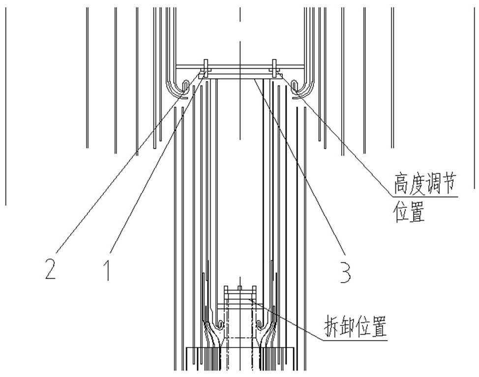 Detachable network side lead butt joint structure of converter transformer and use method