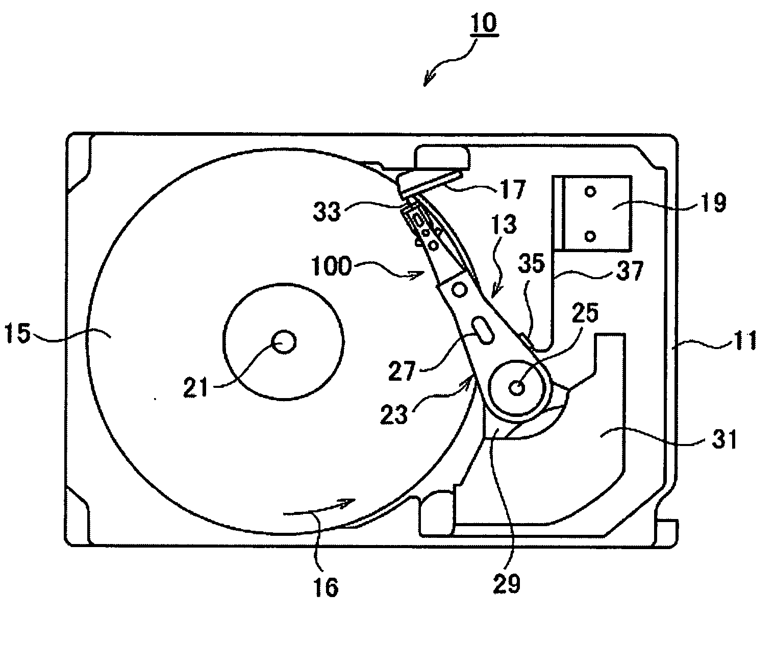 Method for manufacturing a magnetic disk device with improved head gimbal assembly