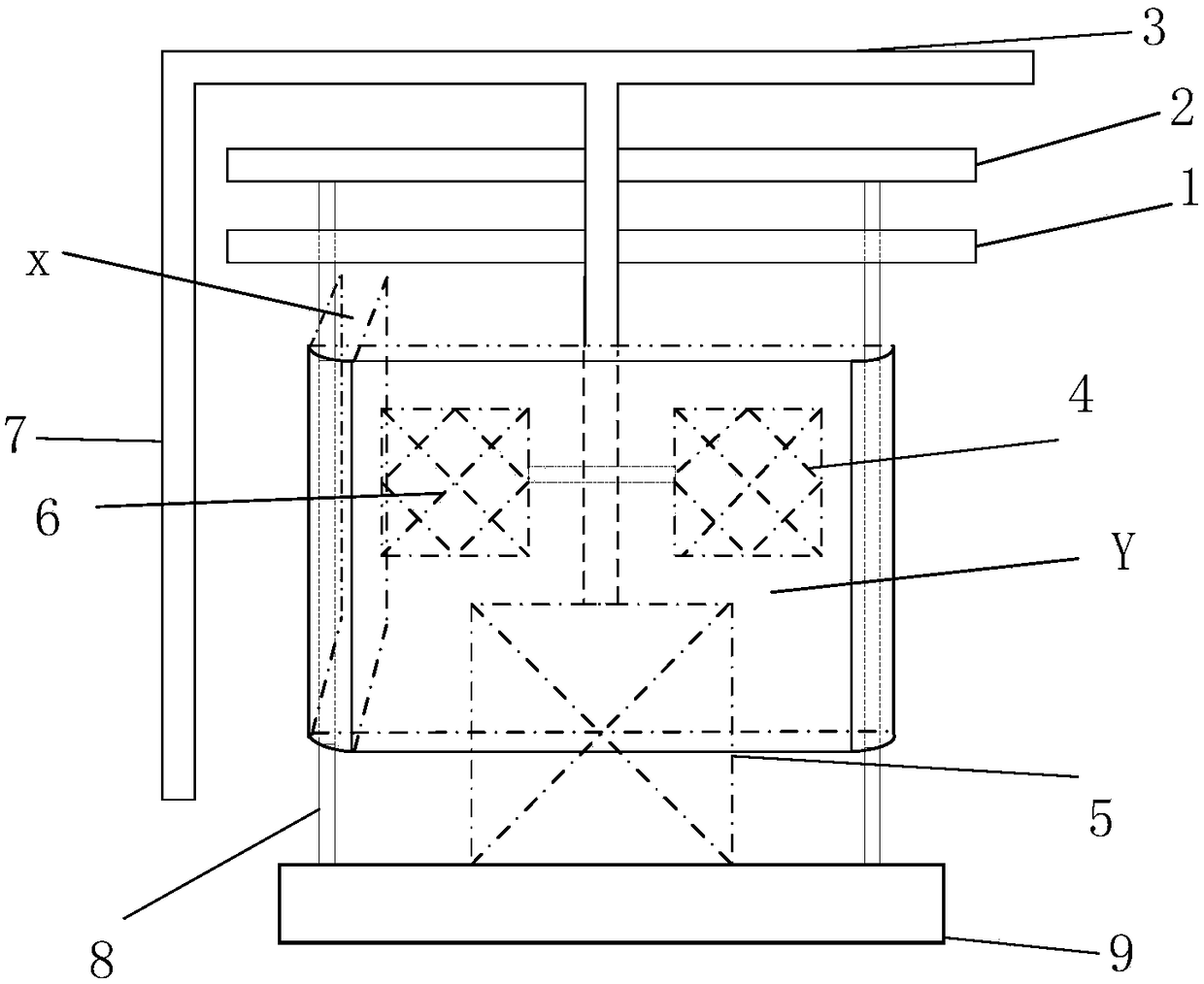 Electric field measurement system based on FPGA control and application method thereof