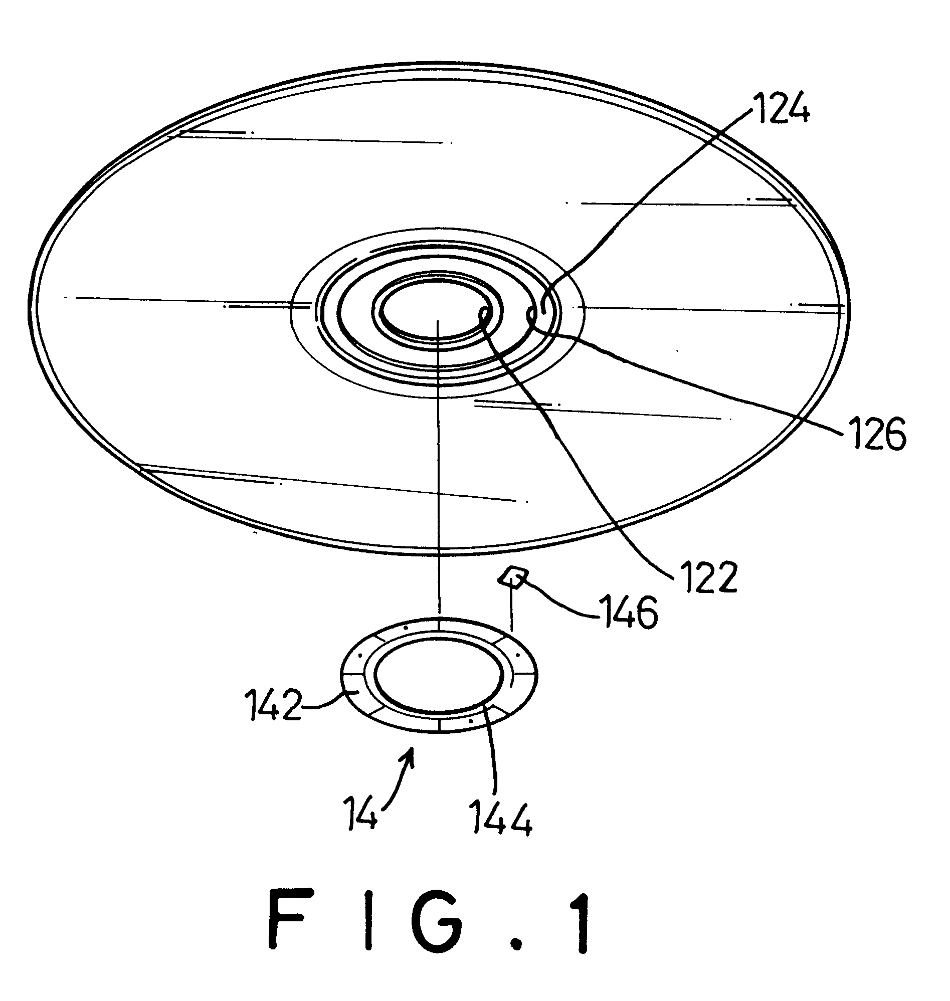 Optical disc with a control chip