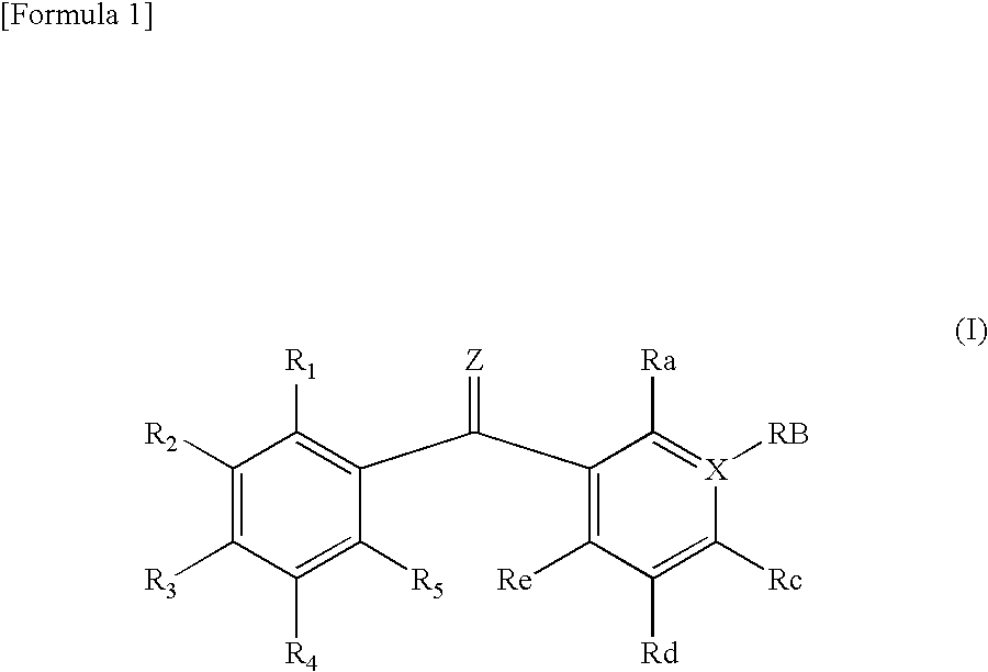 Benzophenone derivatives useful for inhibiting formation of microtubule