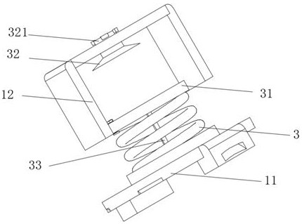 Vibration damping device for hydraulic press