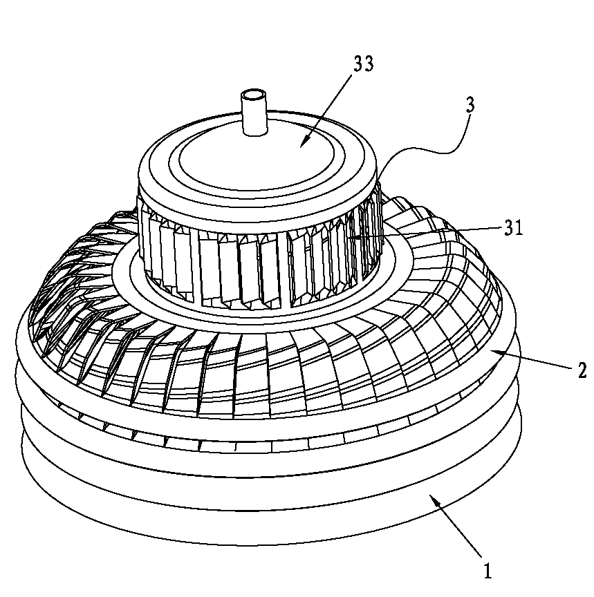 LED (Light Emitting Diode) lamp with multiple heat dissipation structures