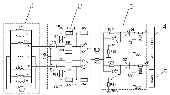 On-line monitor for partial discharge fault of dry type air reactor based on high-frequency signal