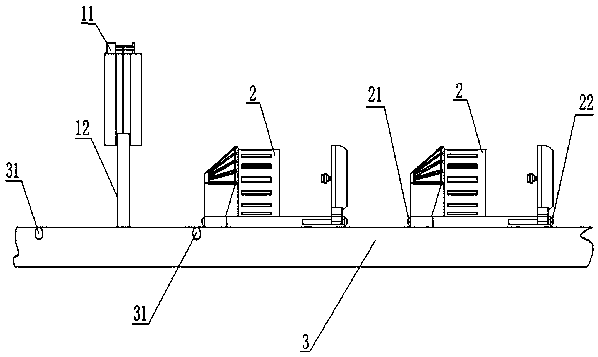 A semi-automatic barrow auxiliary device