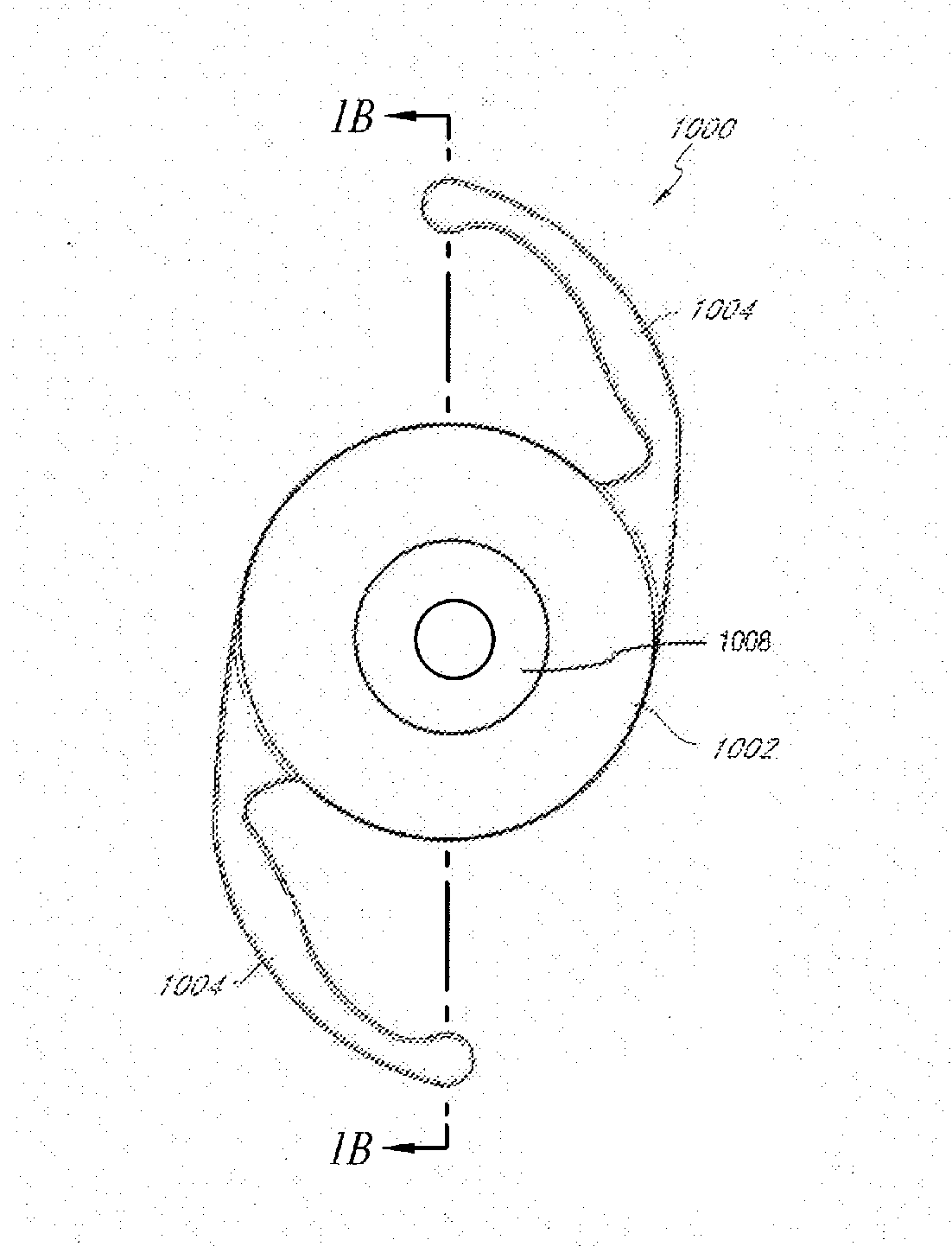 Process for manufacturing an intraocular lens with an embedded mask