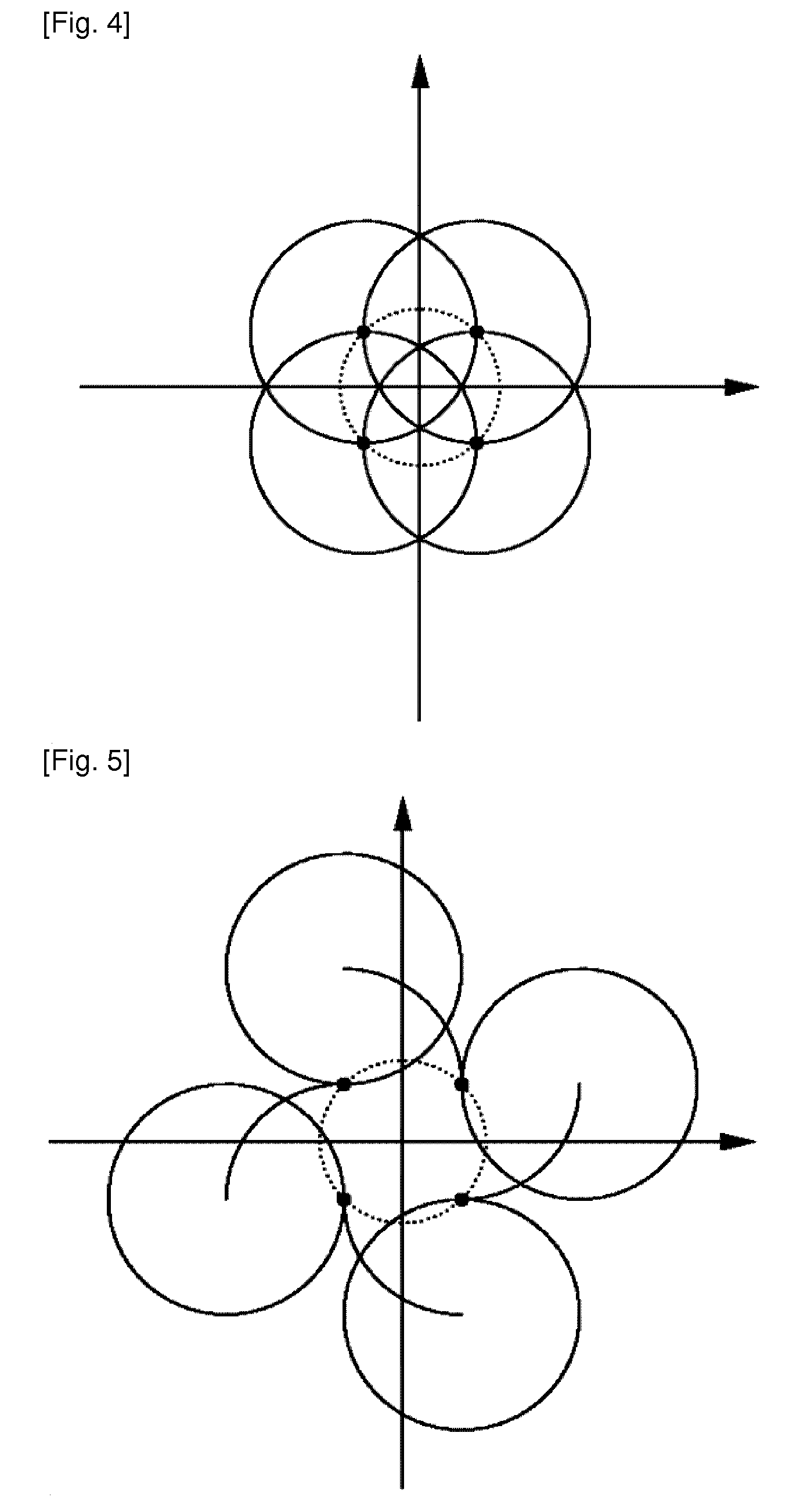 Method for deciding position of mapping symbols, and device and method for modulating binary signal