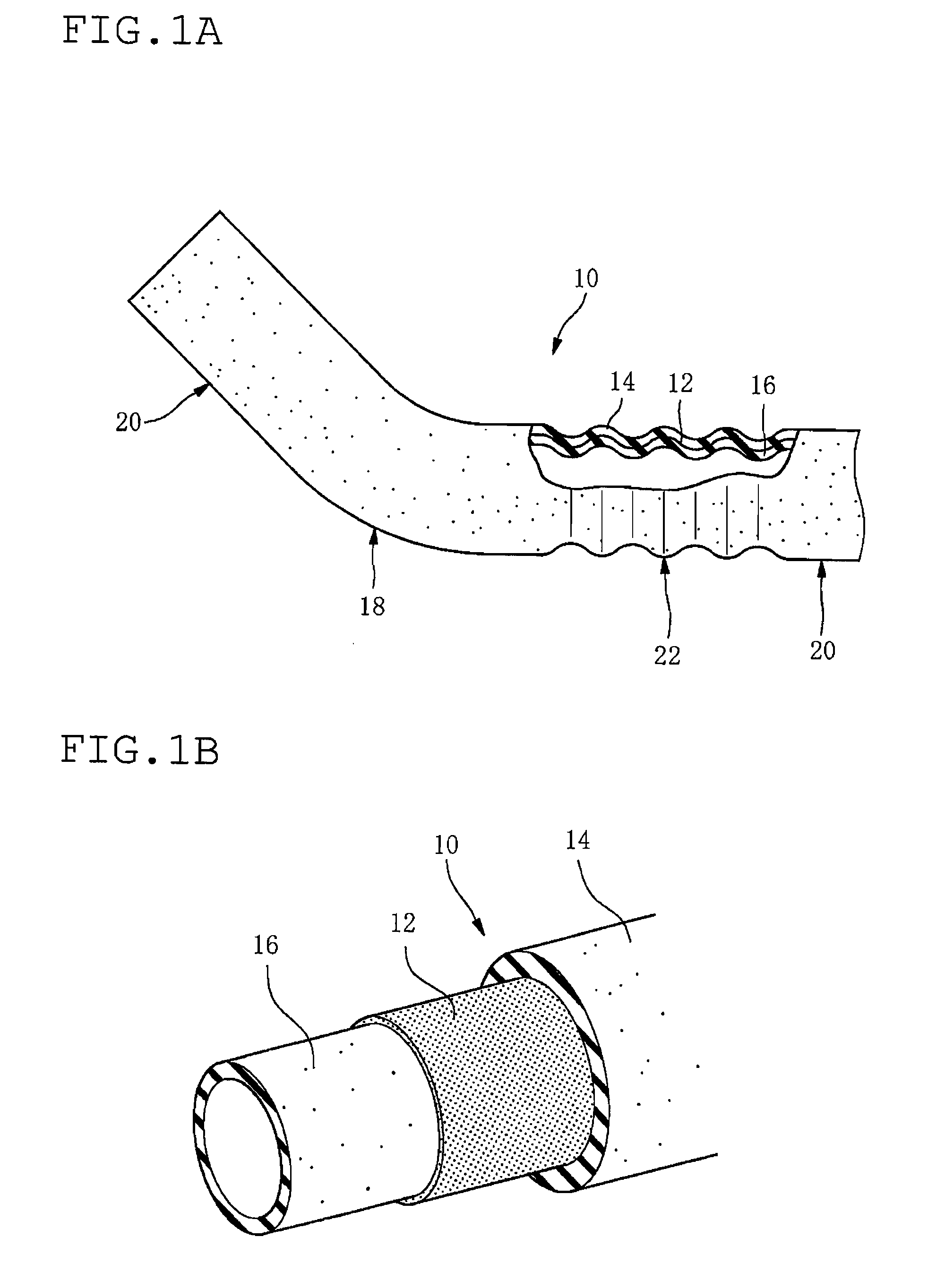 Corrugated Hose for Transporting Fluid and Method for Producing the Same