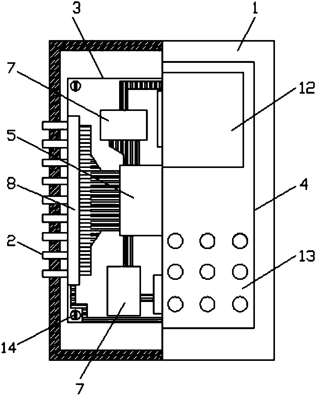 Intelligent manufacturing private network data collecting and dispatching system