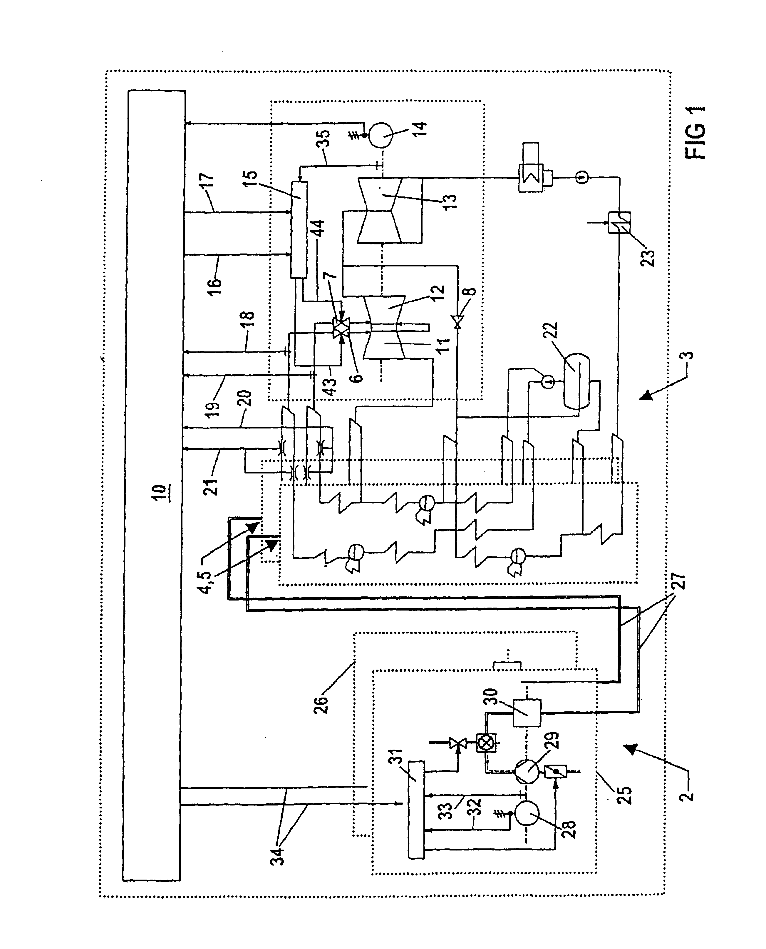 Method for the primary control in a combined gas/steam turbine installation