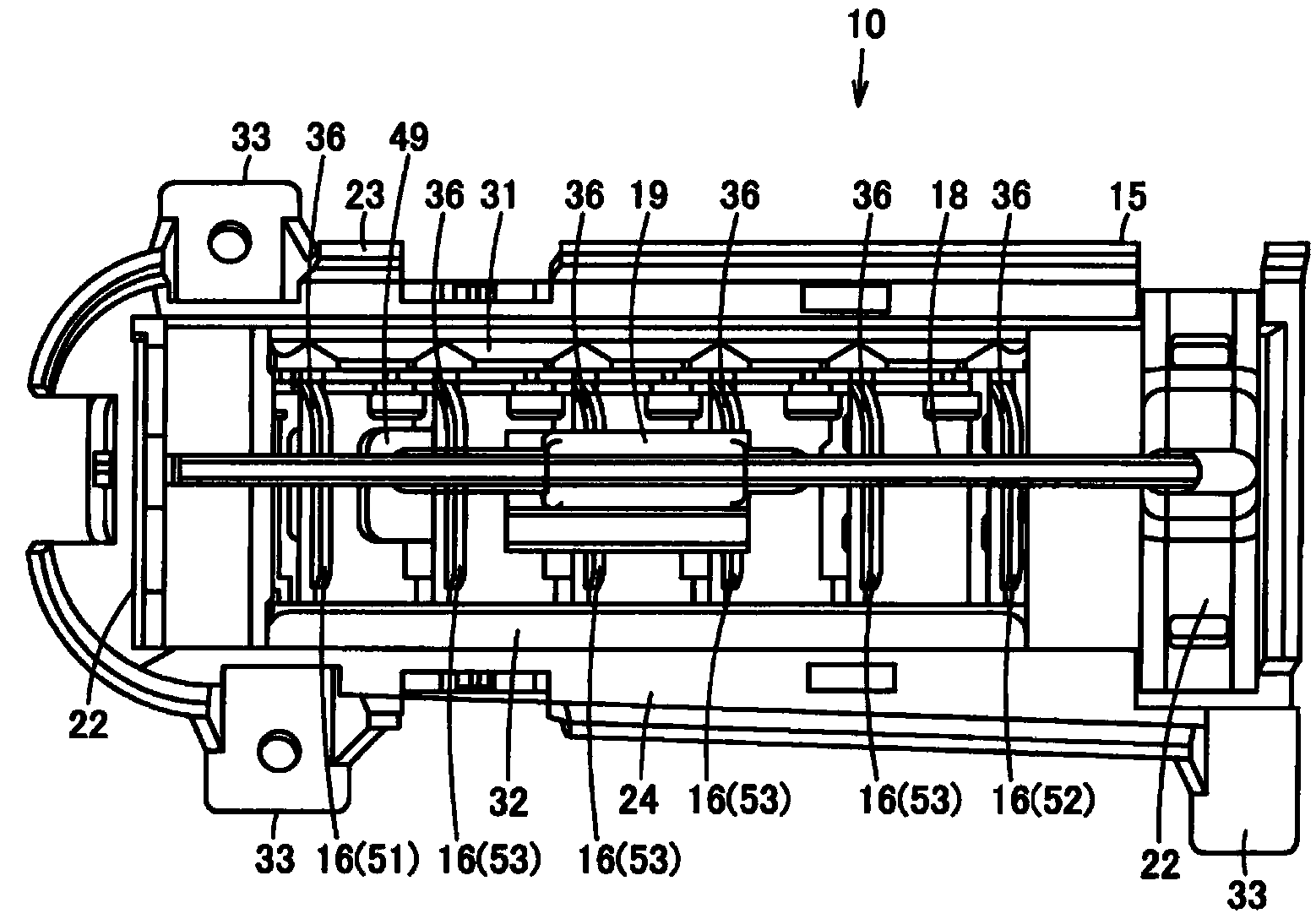 Air flow direction adjusting device and vehicle air conditioning device