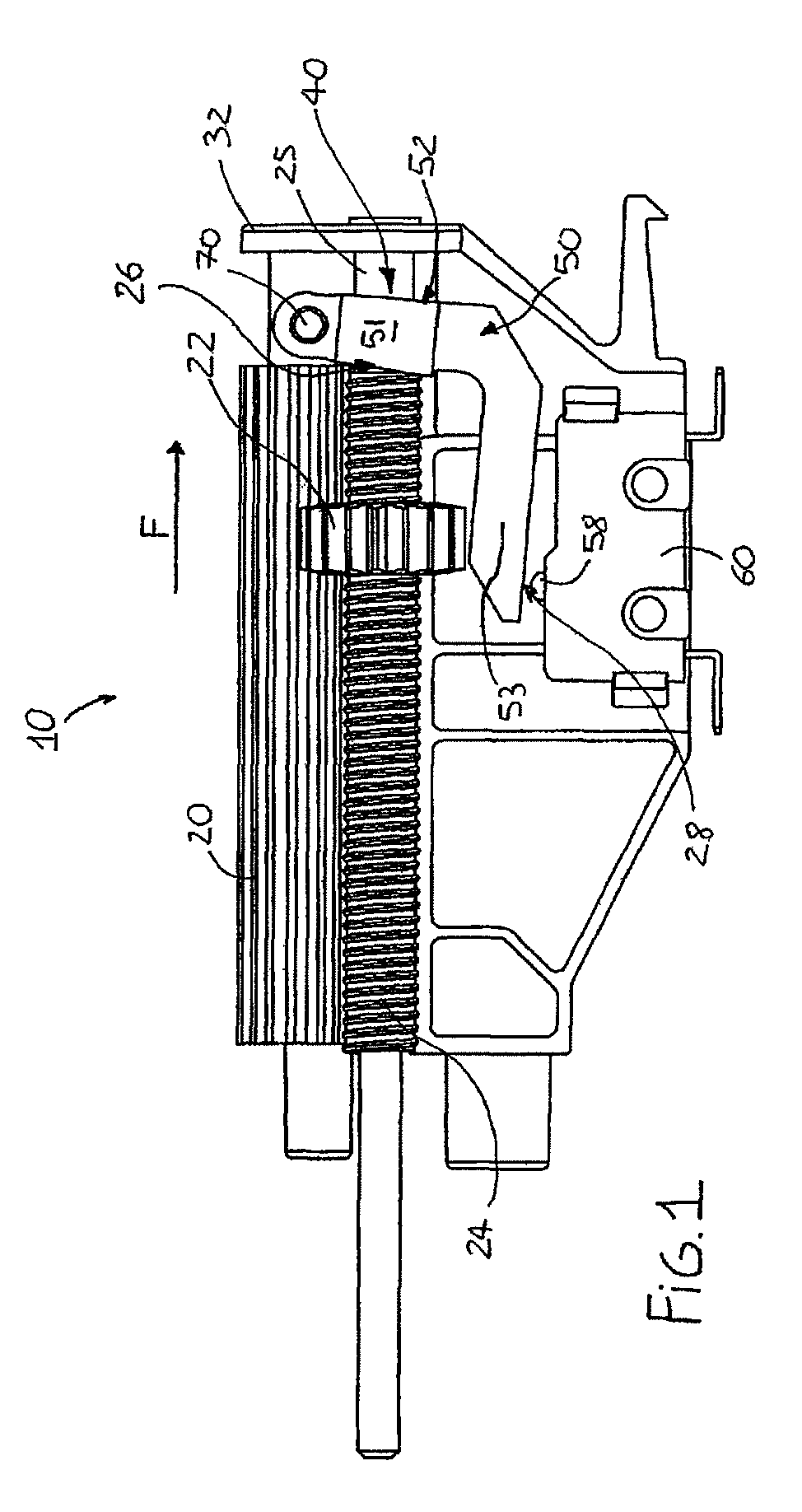 End-of-travel device for actuating systems of roller blinds or sun shades