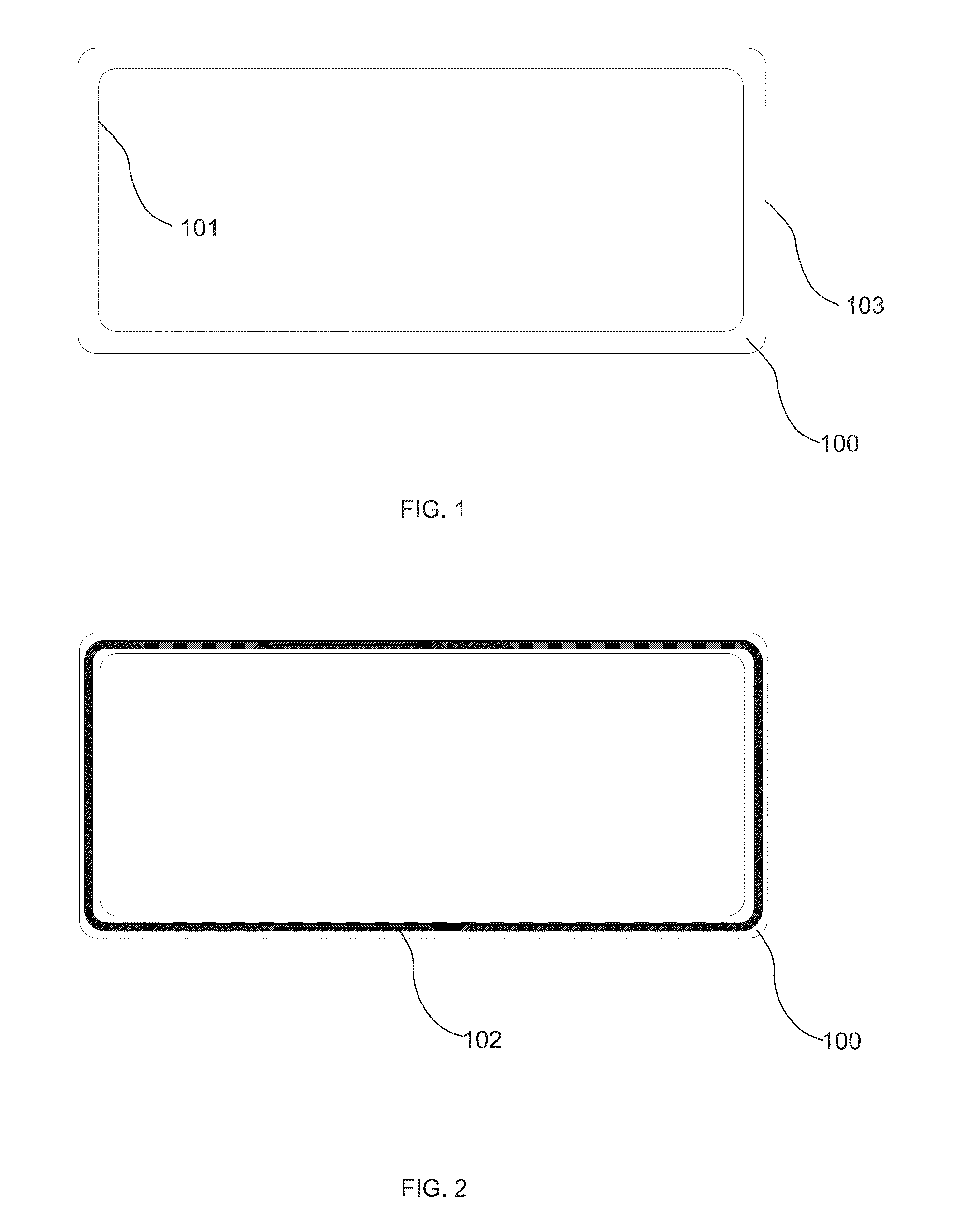 Mobile electronic device faceplate border and related methods