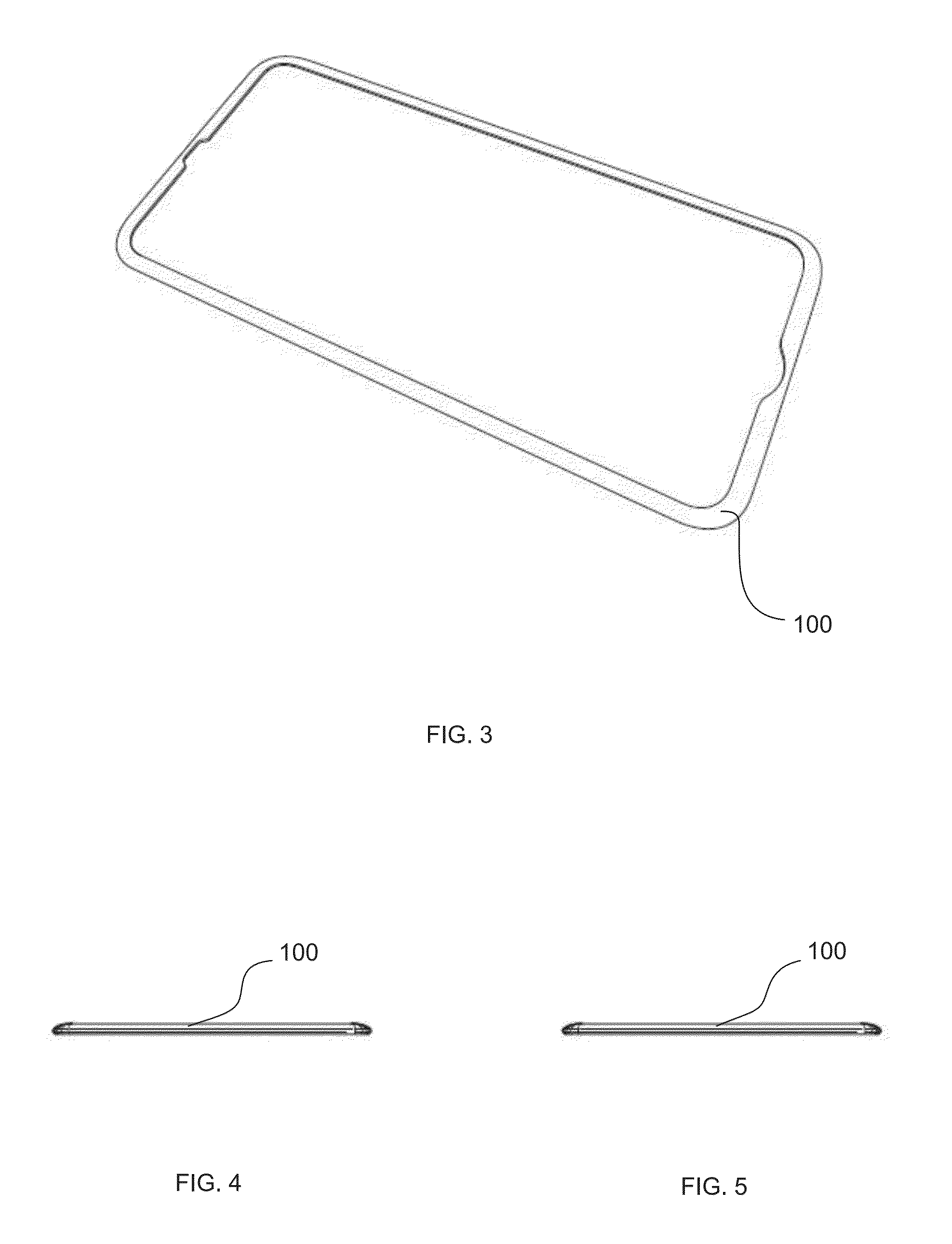 Mobile electronic device faceplate border and related methods