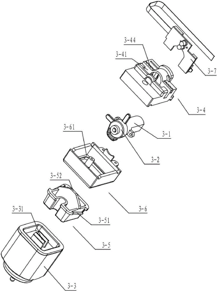 Writing method for small-sized portable writing machine