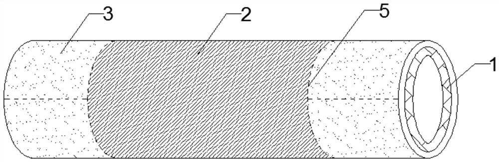 Preparation method of anti-termite protective layer and gas pipeline with protective layer