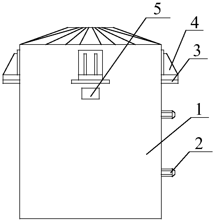 Weighing-type cycle stirring reaction vessel