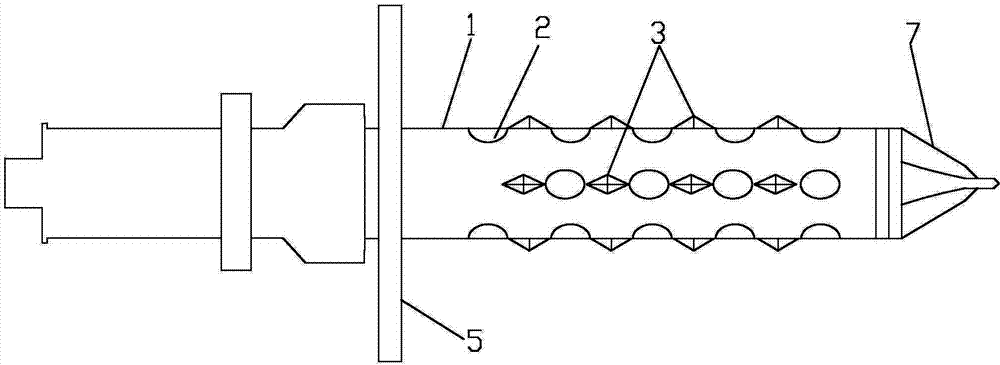 Easily-plugged-in soil loosening head