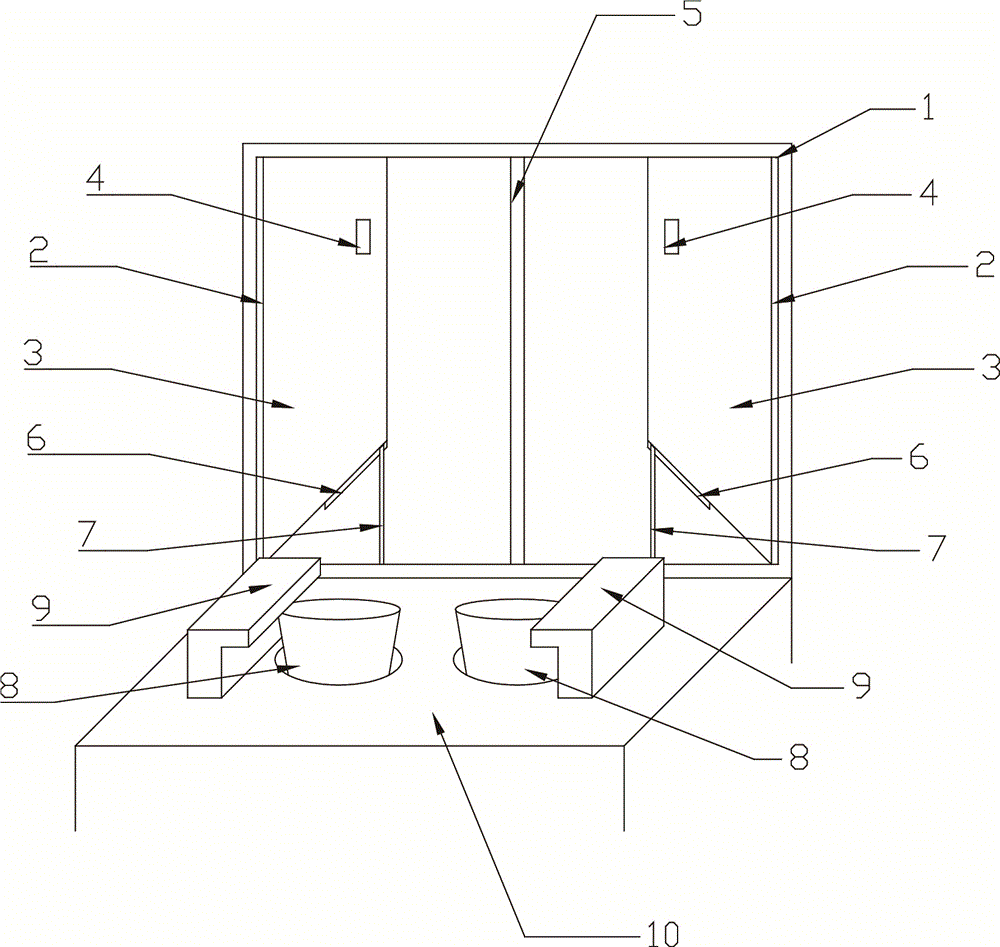 Window capable of rotating flowerpots and uniformizing irradiation