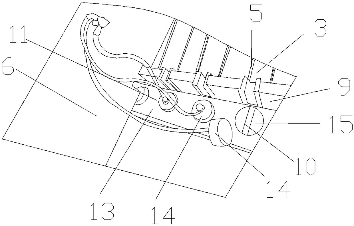 Electrolytic degreasing device for chip type medium and high power semiconductor element lead frame