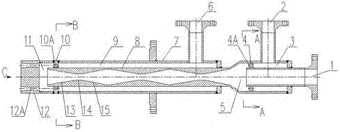 A multi-stage atomizing feed nozzle