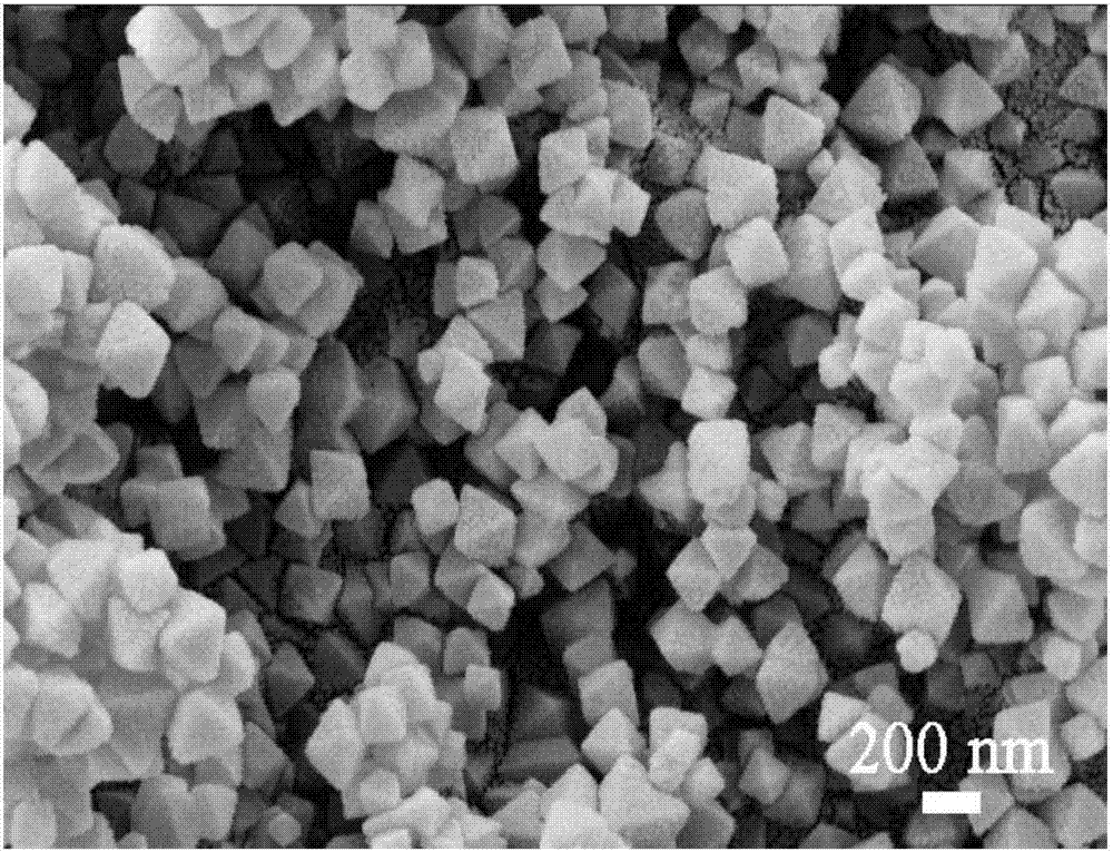 pH (potential of hydrogen) responsive metal organic framework nanometer crystal, preparation method and application