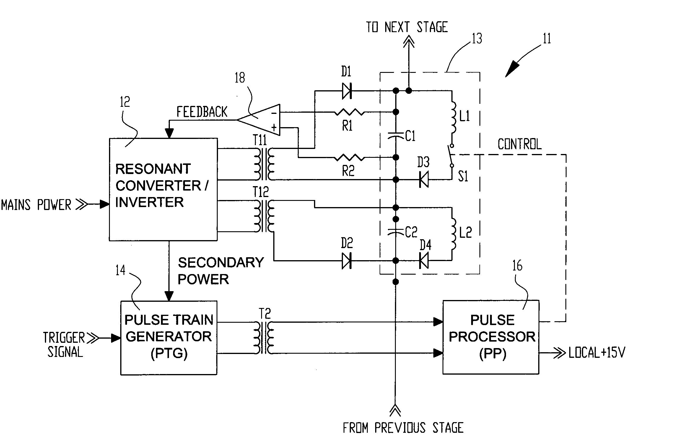 High voltage pulse generator