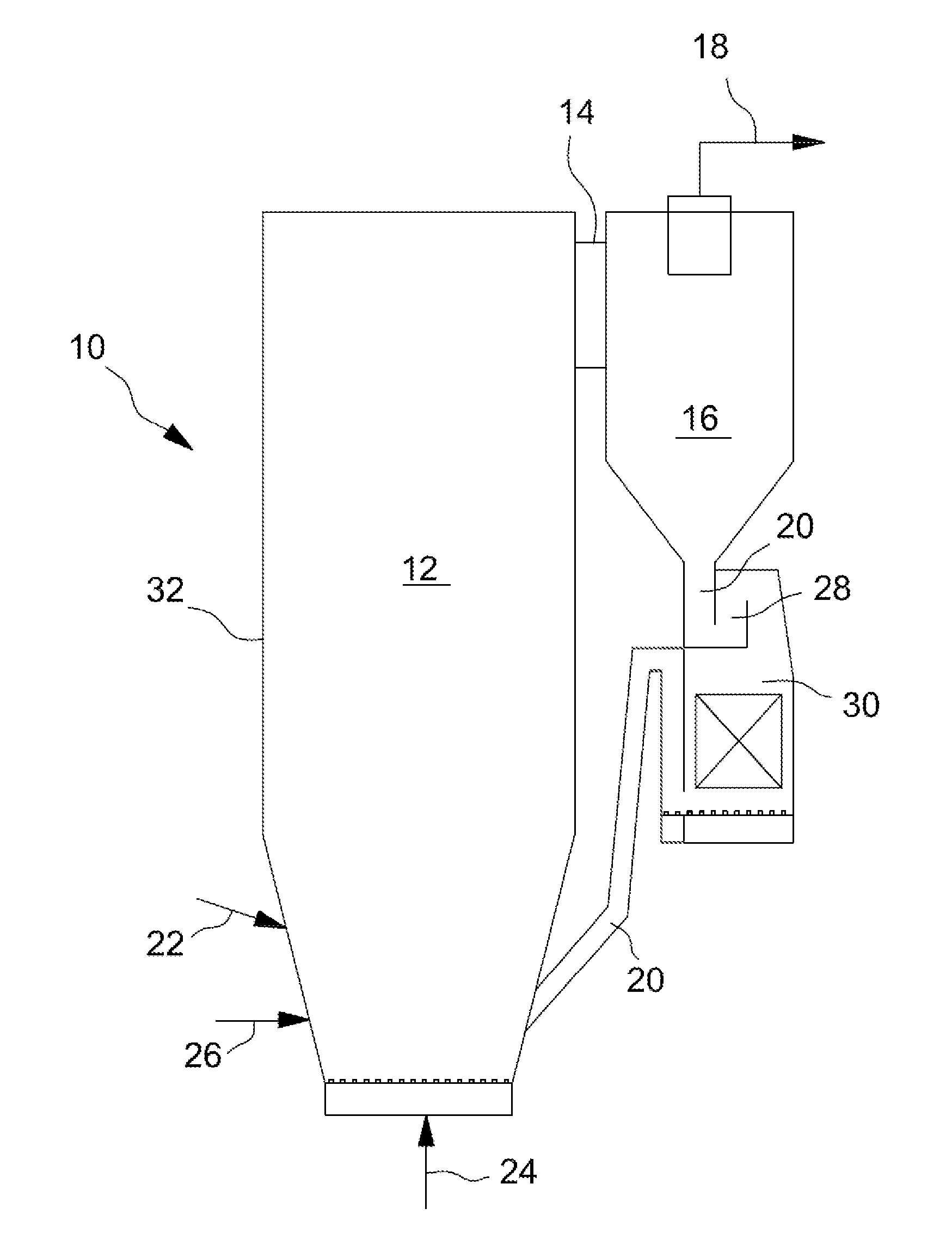 Method and arrangement for feeding fuel into a circulating fluidized bed boiler