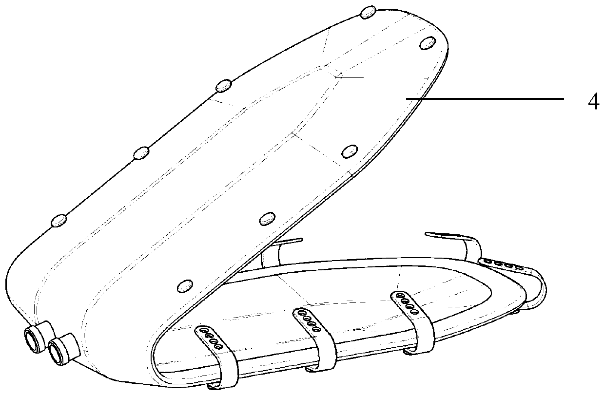 Inner and outer bag combined efficient hemostasis device