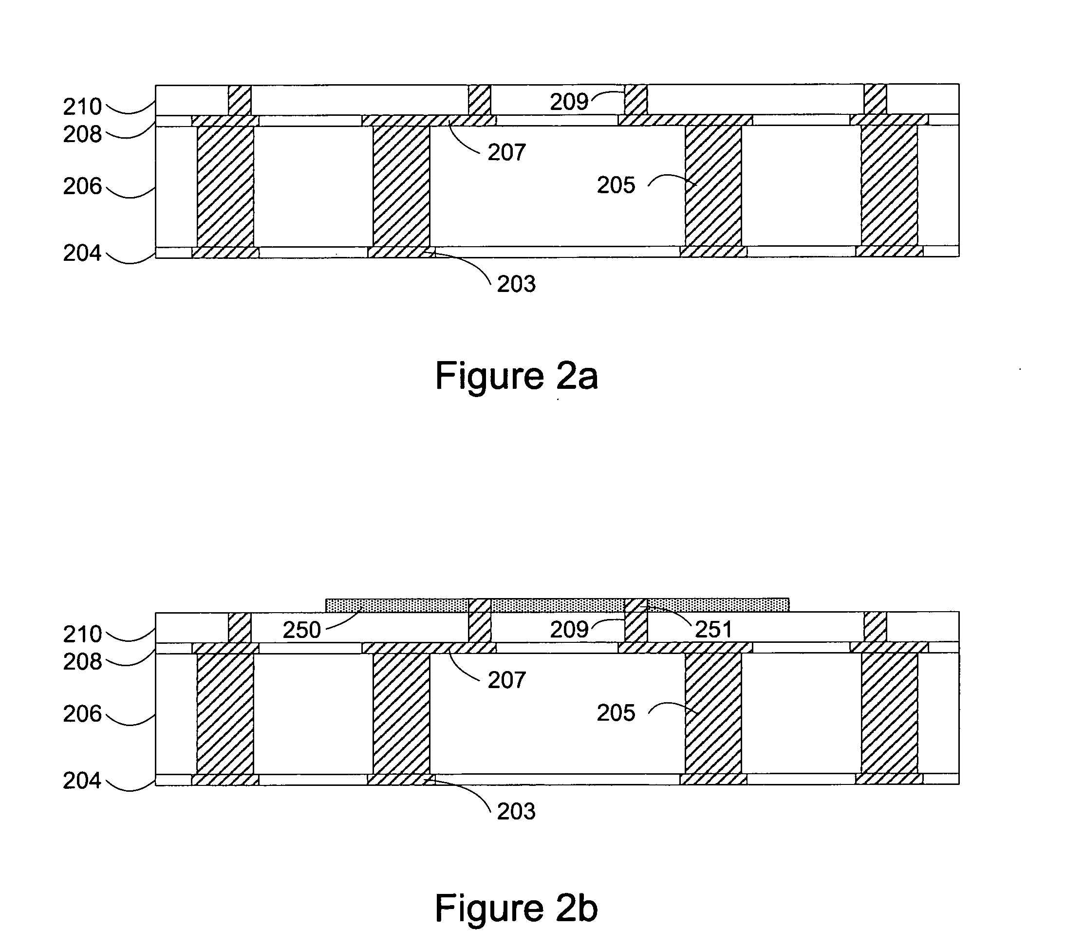 Embedded capacitors for reducing package cracking