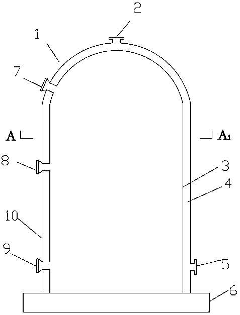 Polycrystalline silicon reducing furnace and preparation technology of furnace cylinder inner wall functional layer of polycrystalline silicon reducing furnace