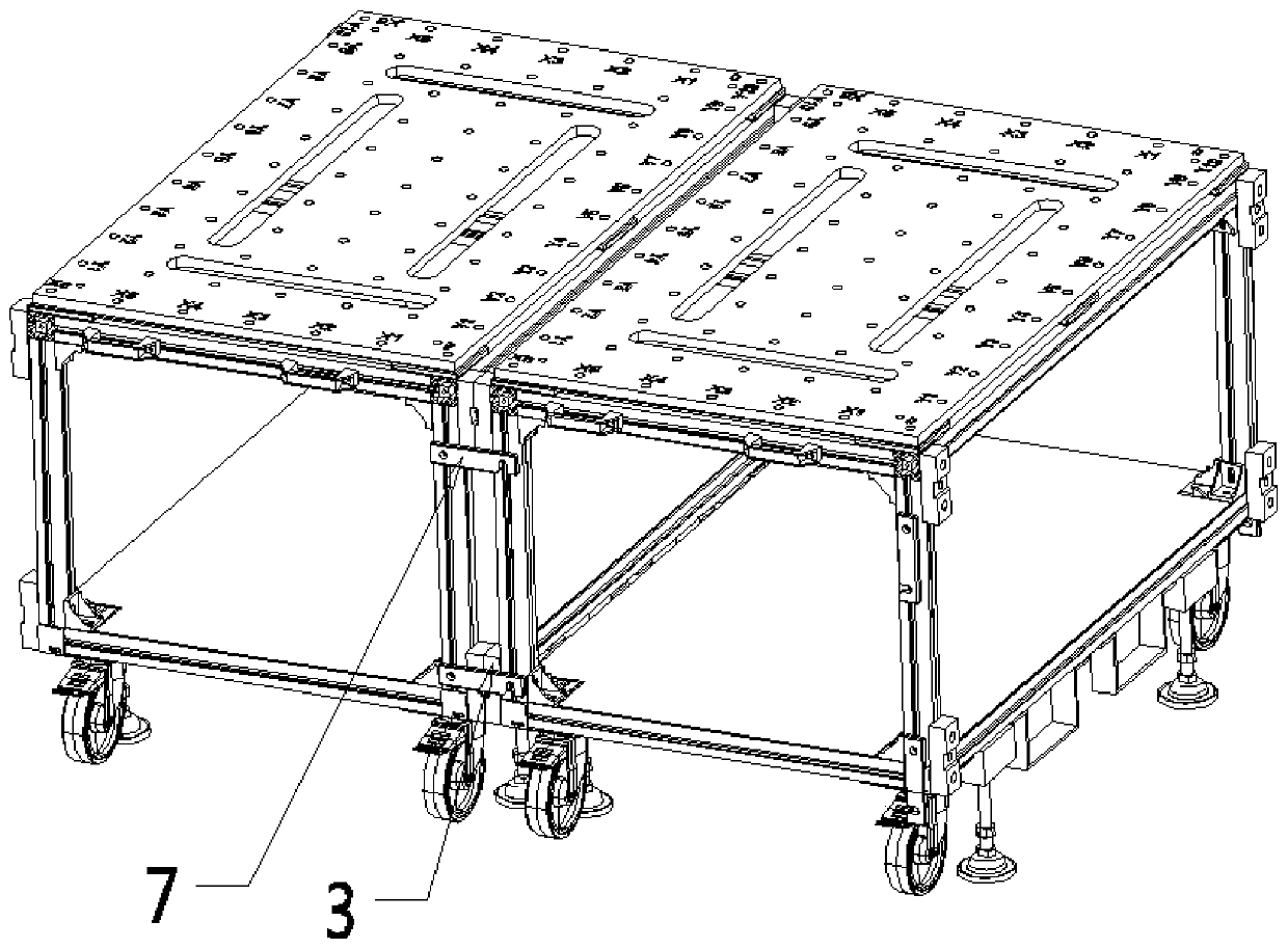 A shared platform for automotive acoustic component cooling assembly fixtures