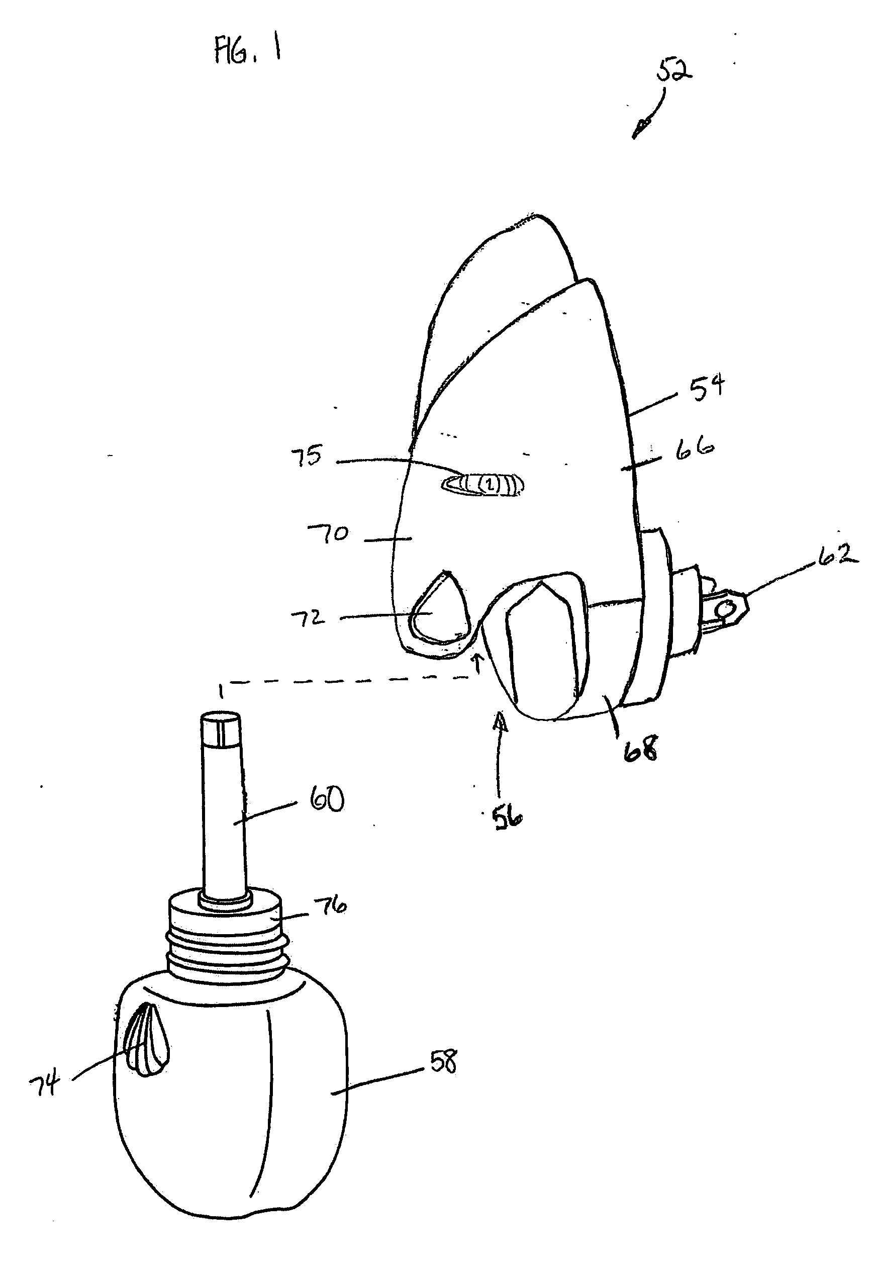 System for detecting a container or contents of the container