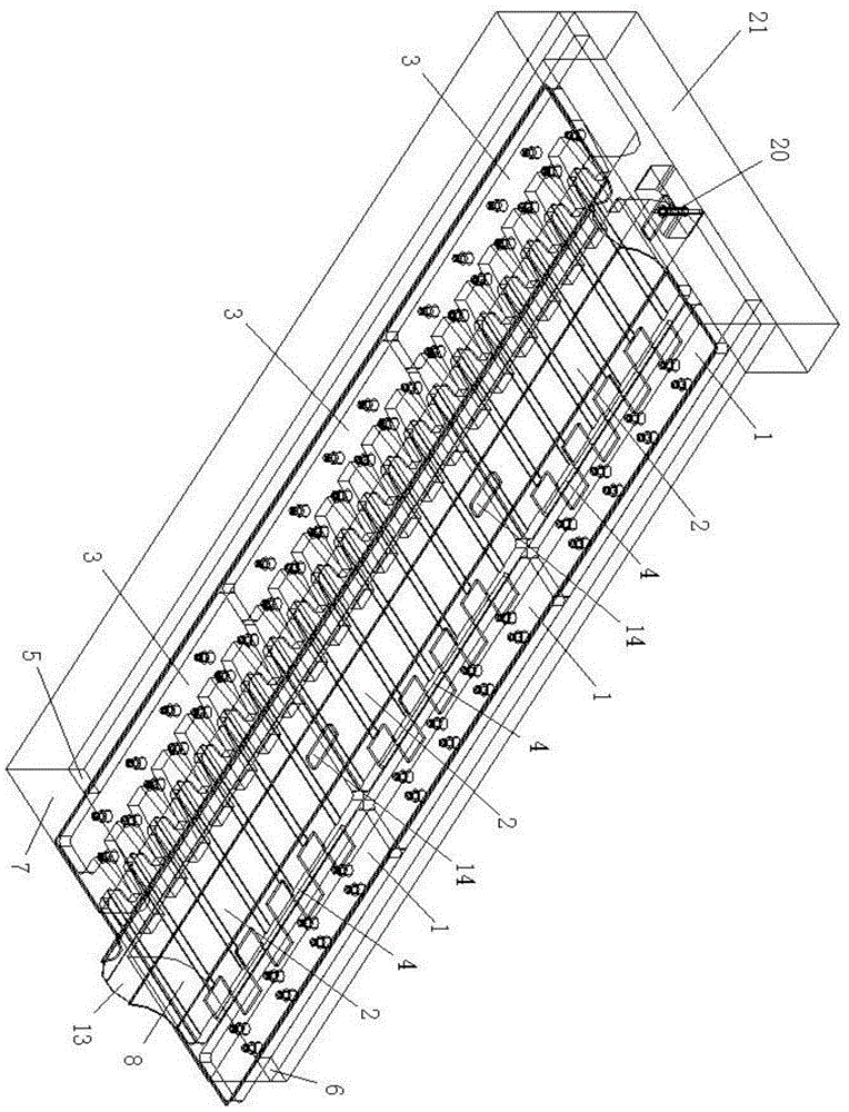 A modular three-way adjustable steel comb-shaped expansion device and its installation method