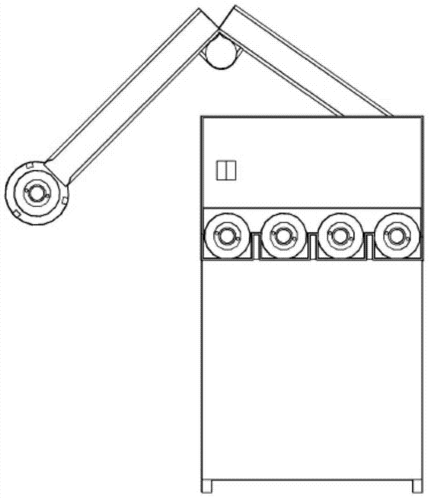 An automatic reel changing robot